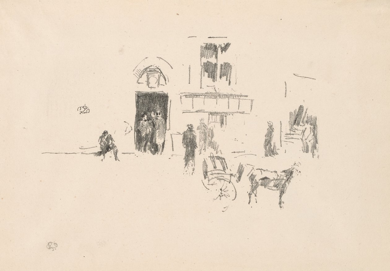 Gaiety Stage Door tekijältä James Abbott McNeill Whistler