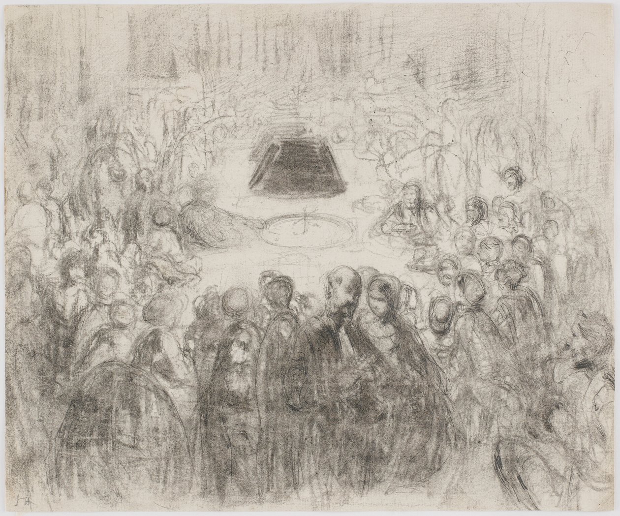 Rahapelisalonki Baden-Badenissa tekijältä James Abbott McNeill Whistler