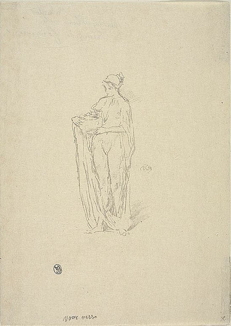 Tyttö kulhon kanssa tekijältä James Abbott McNeill Whistler