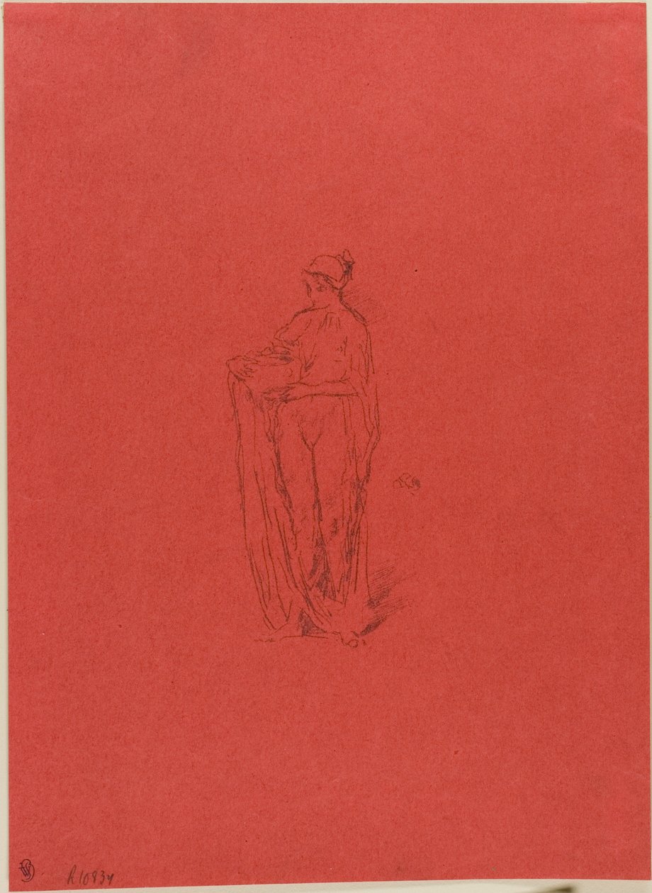 Tyttö kulhon kanssa tekijältä James McNeill Whistler