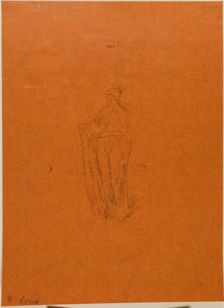 Tyttö kulhon kanssa tekijältä James McNeill Whistler