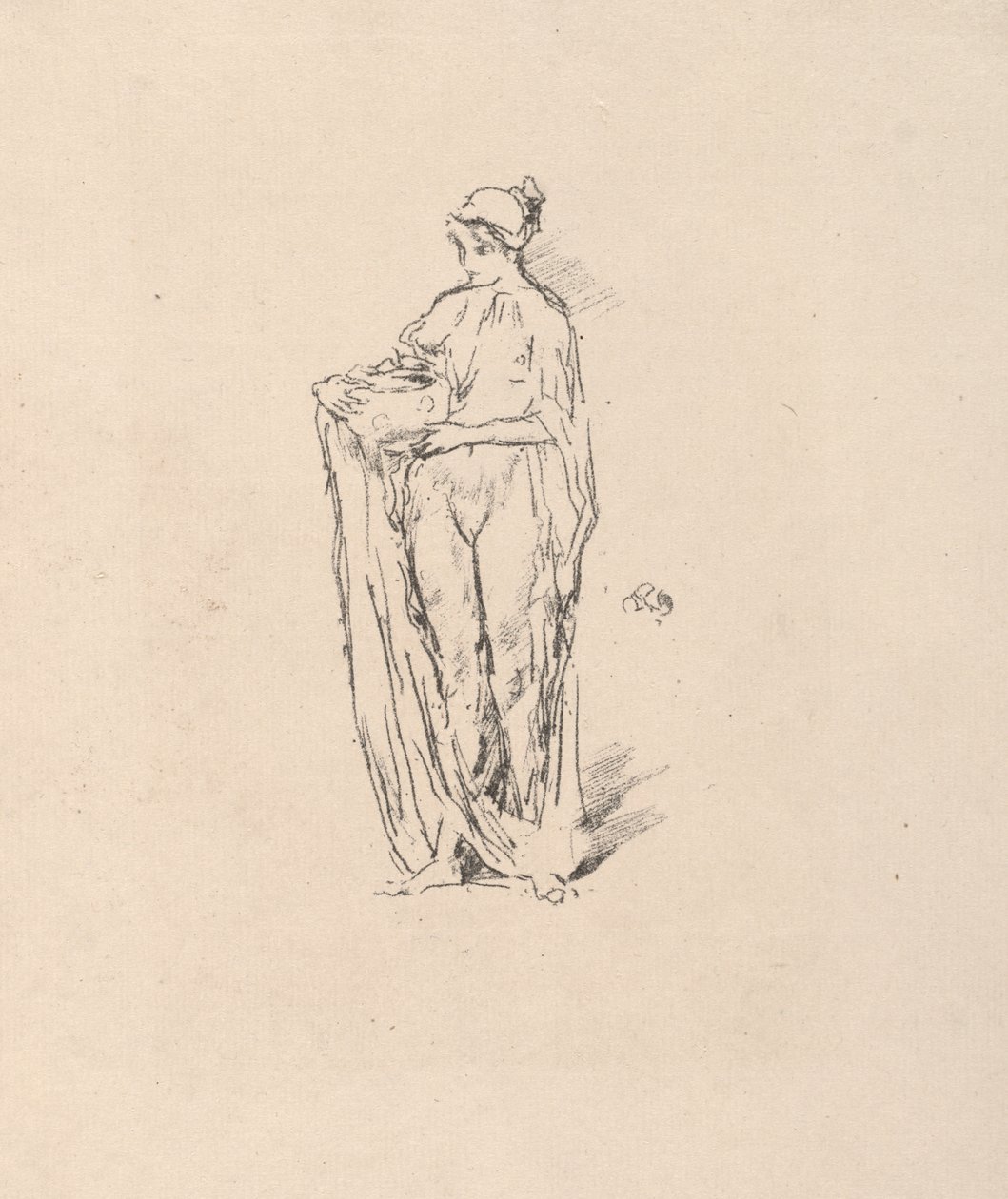Tyttö ja kulho tekijältä James McNeill Whistler