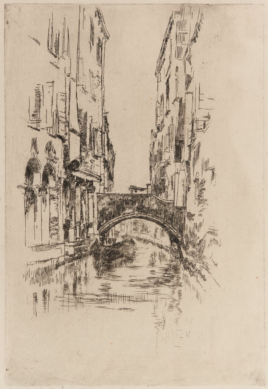 Gondoli sillan alla tekijältä James Abbott McNeill Whistler