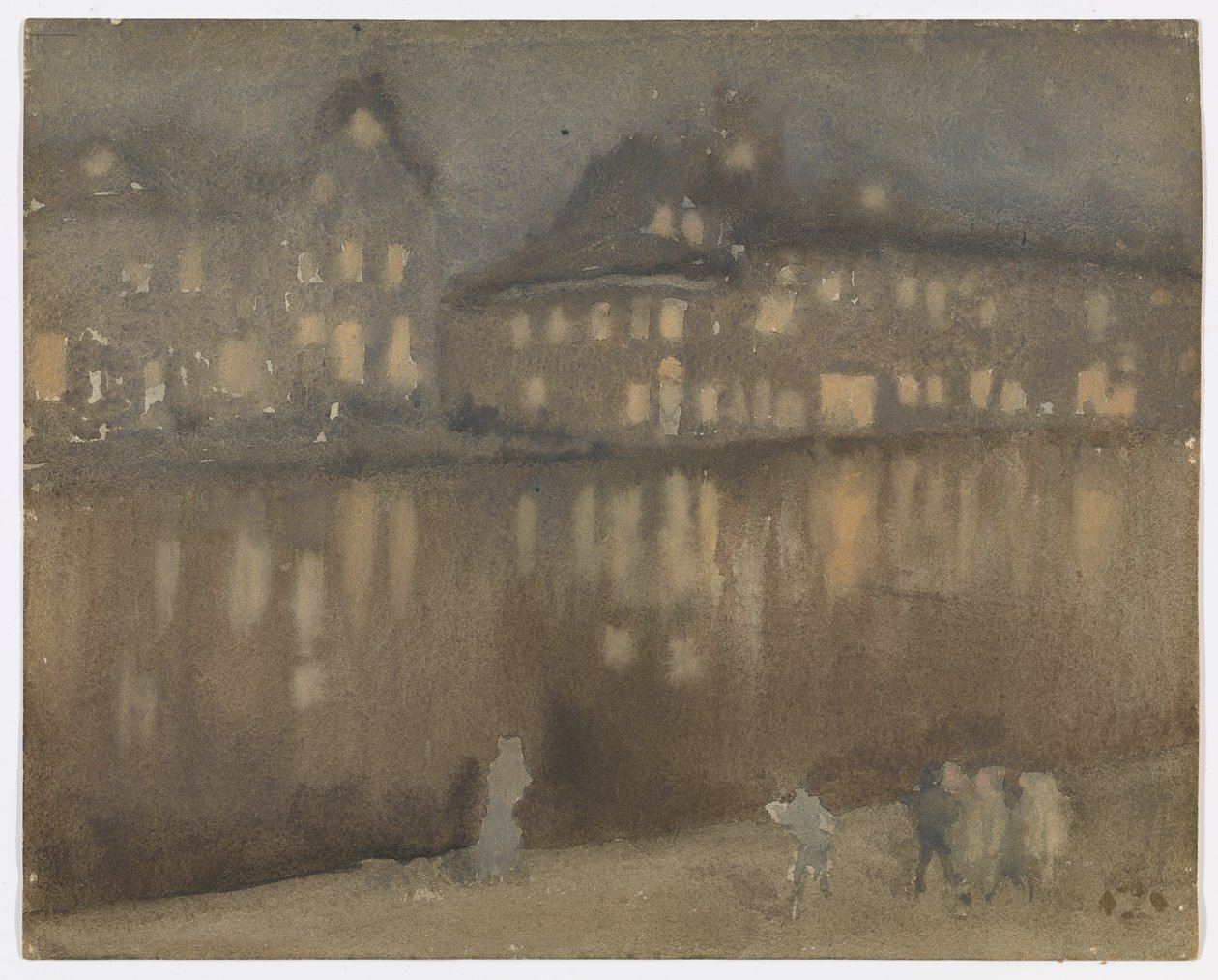Grand Canal, Amsterdam; Nokturni tekijältä James Abbott McNeill Whistler