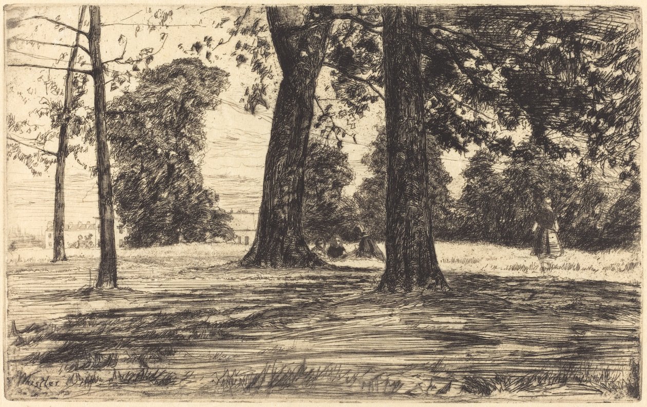 Greenwich Park tekijältä James Abbott McNeill Whistler