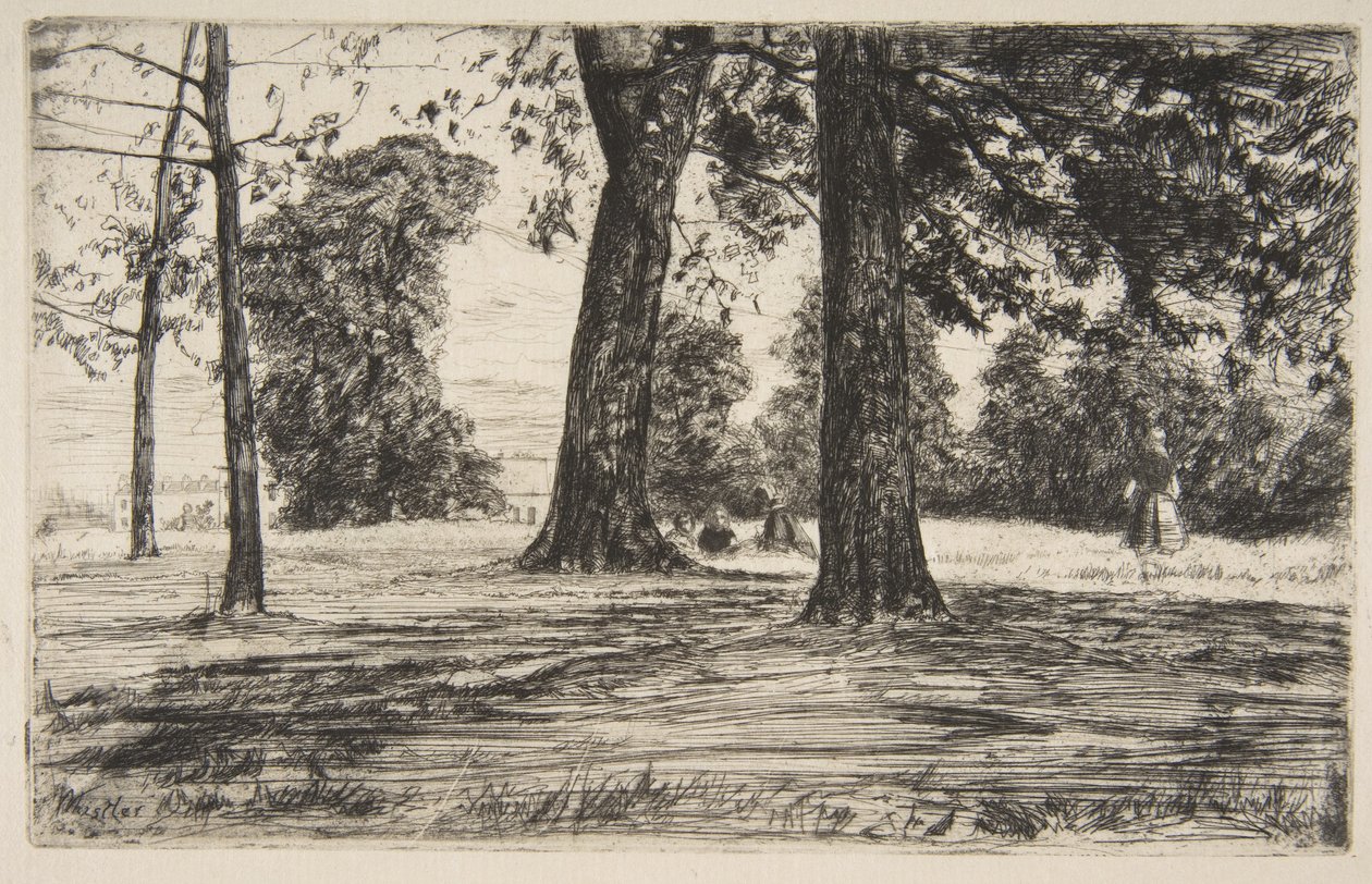 Greenwich Park tekijältä James McNeill Whistler