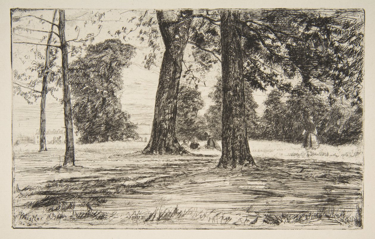 Greenwich Park tekijältä James McNeill Whistler