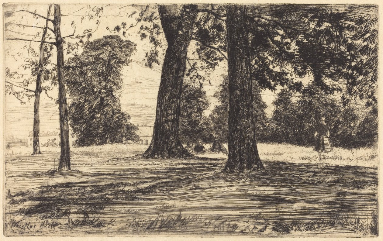 Greenwich Park tekijältä James McNeill Whistler