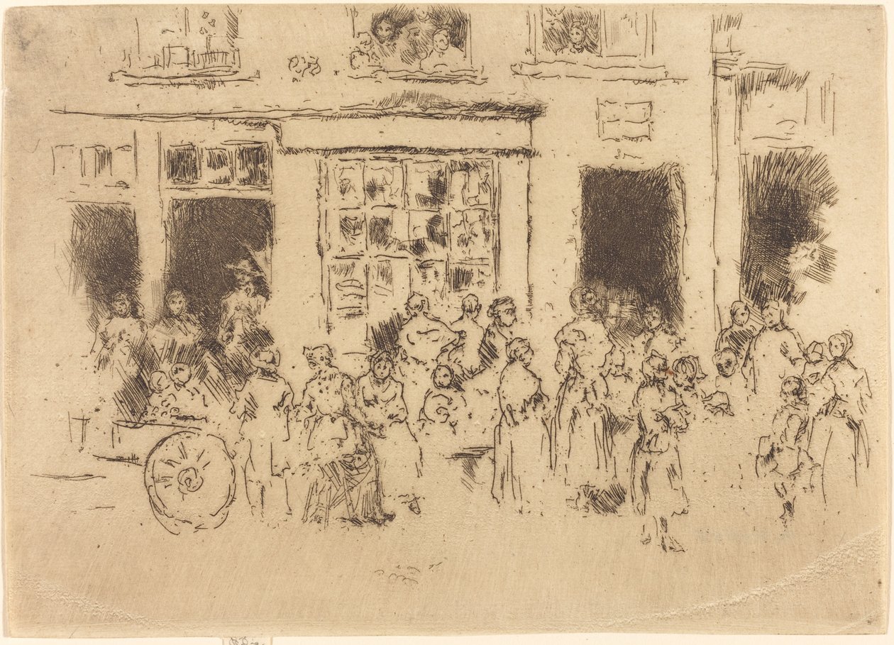 High Street, Bryssel tekijältä James Abbott McNeill Whistler