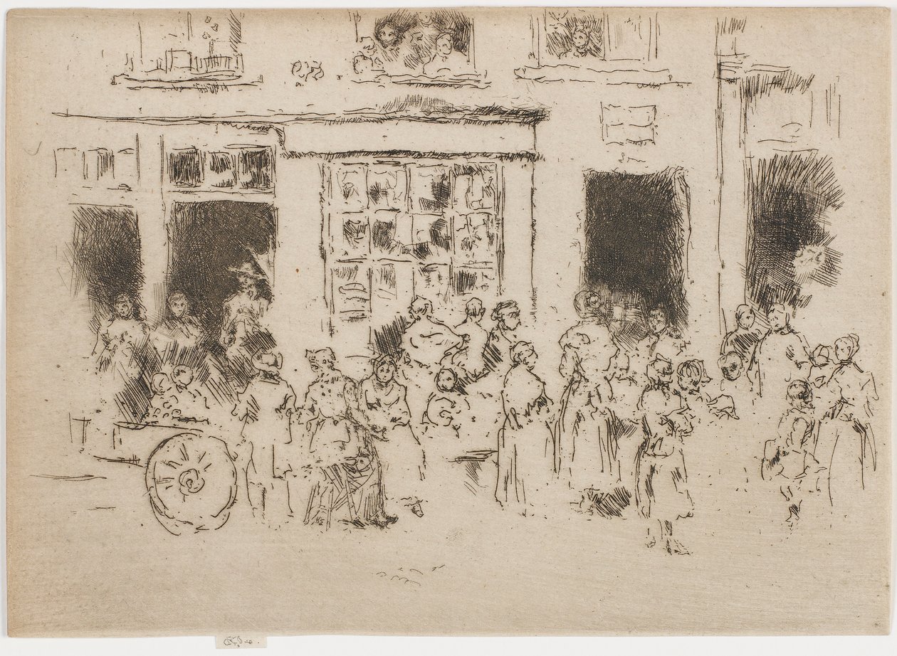 High Street, Bryssel tekijältä James Abbott McNeill Whistler