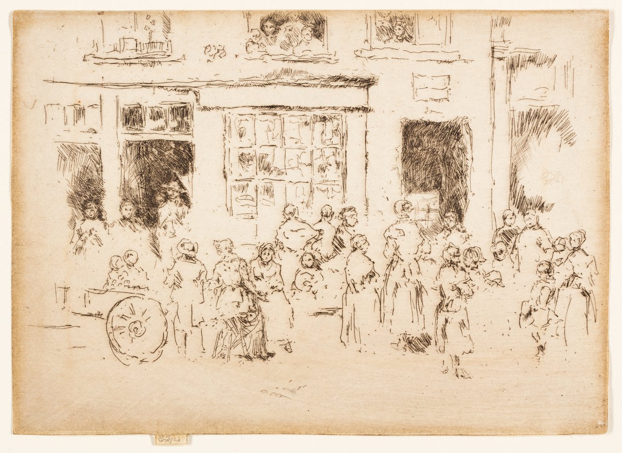 High Street, Bryssel tekijältä James Abbott McNeill Whistler