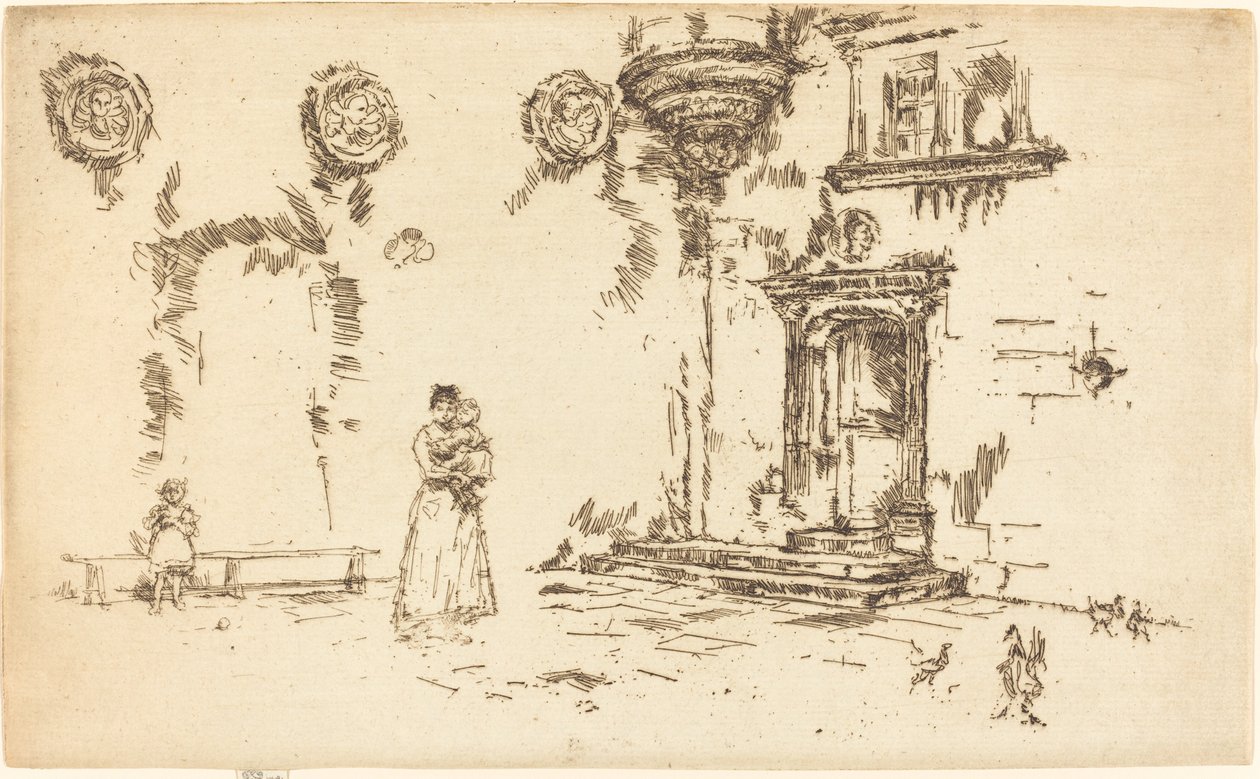 Hotel Lallement, Bourges tekijältä James Abbott McNeill Whistler