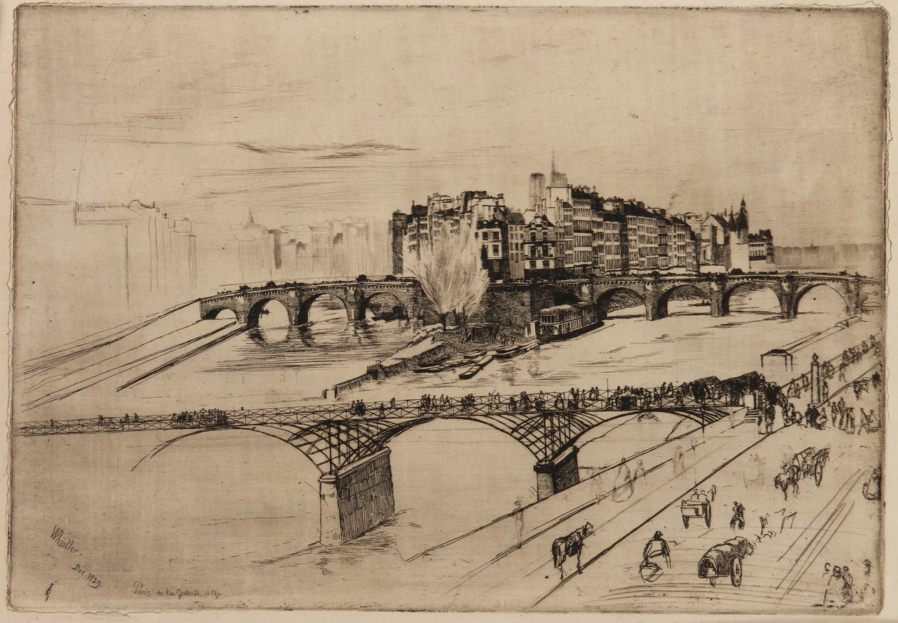 Isle of the City, Pariisi tekijältä James Abbott McNeill Whistler