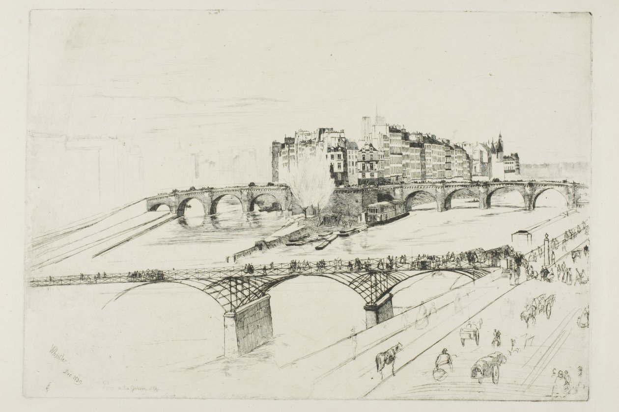 Isle of the City, Pariisi tekijältä James McNeill Whistler