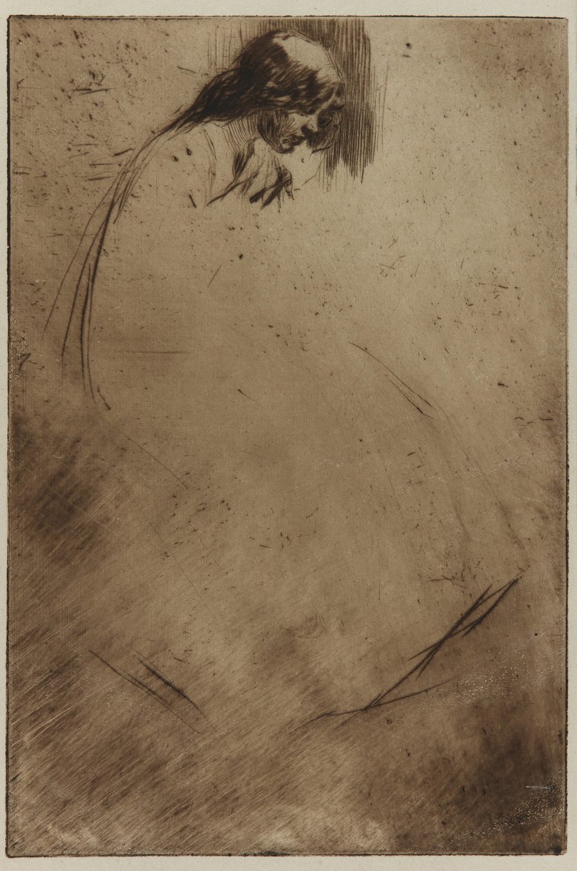 Jon taipunut pää tekijältä James Abbott McNeill Whistler