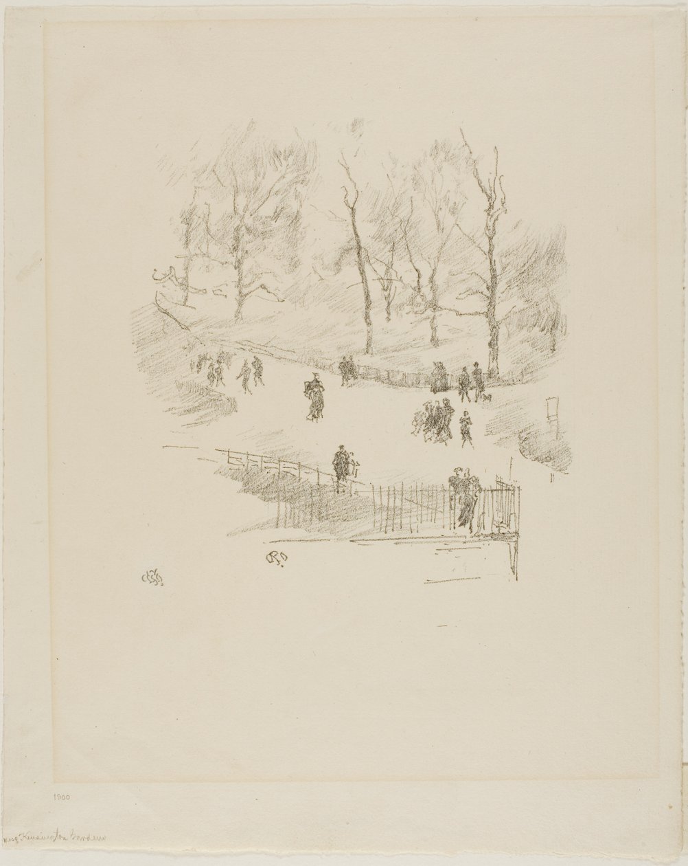 Kensington Gardens tekijältä James Abbott McNeill Whistler