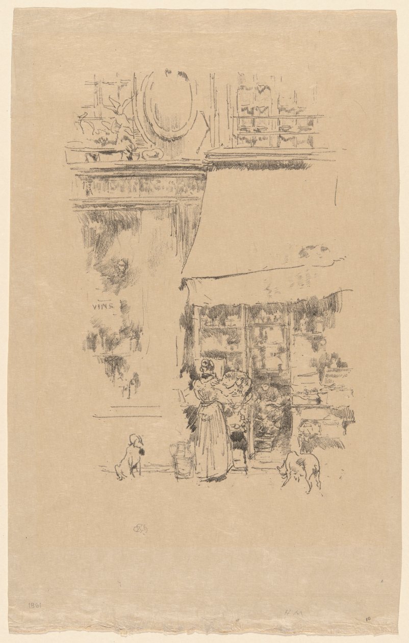 Rue de Grenellen hedelmät tekijältä James McNeill Whistler