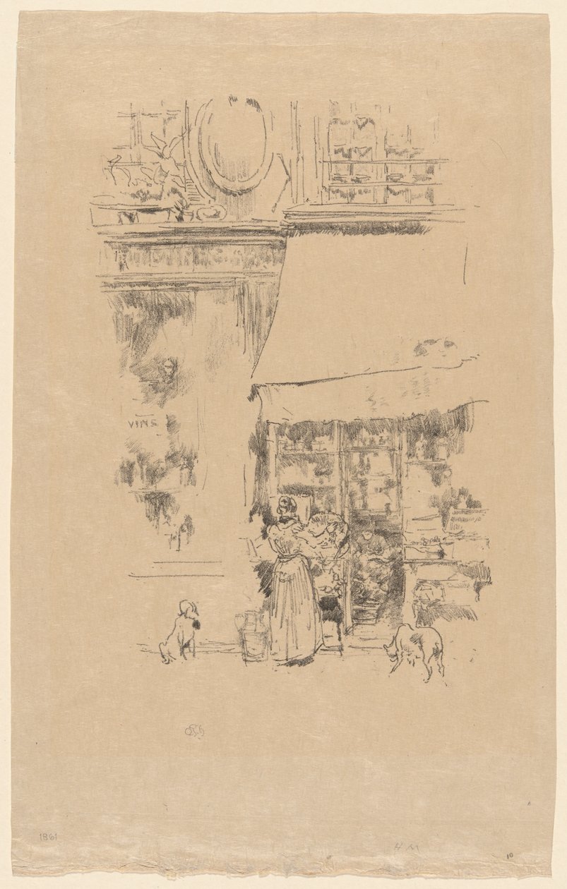 Rue de Grenellen hedelmät tekijältä James Abbott McNeill Whistler