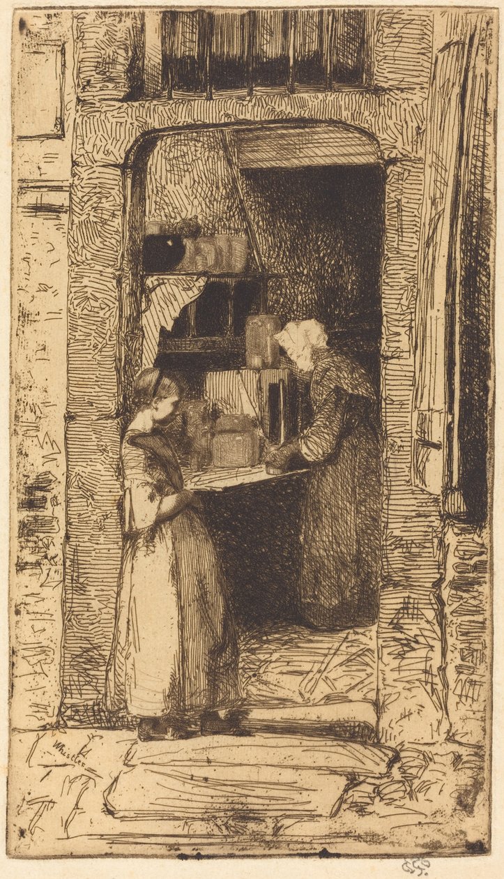 Sinappikauppias tekijältä James McNeill Whistler