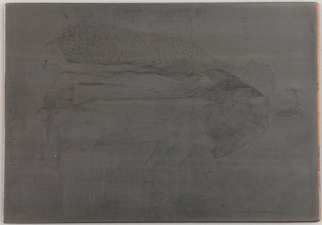 La Mere Gerard. Yksi <em>kahdestatoista etsauksesta luonnosta</em> tekijältä James Abbott McNeill Whistler
