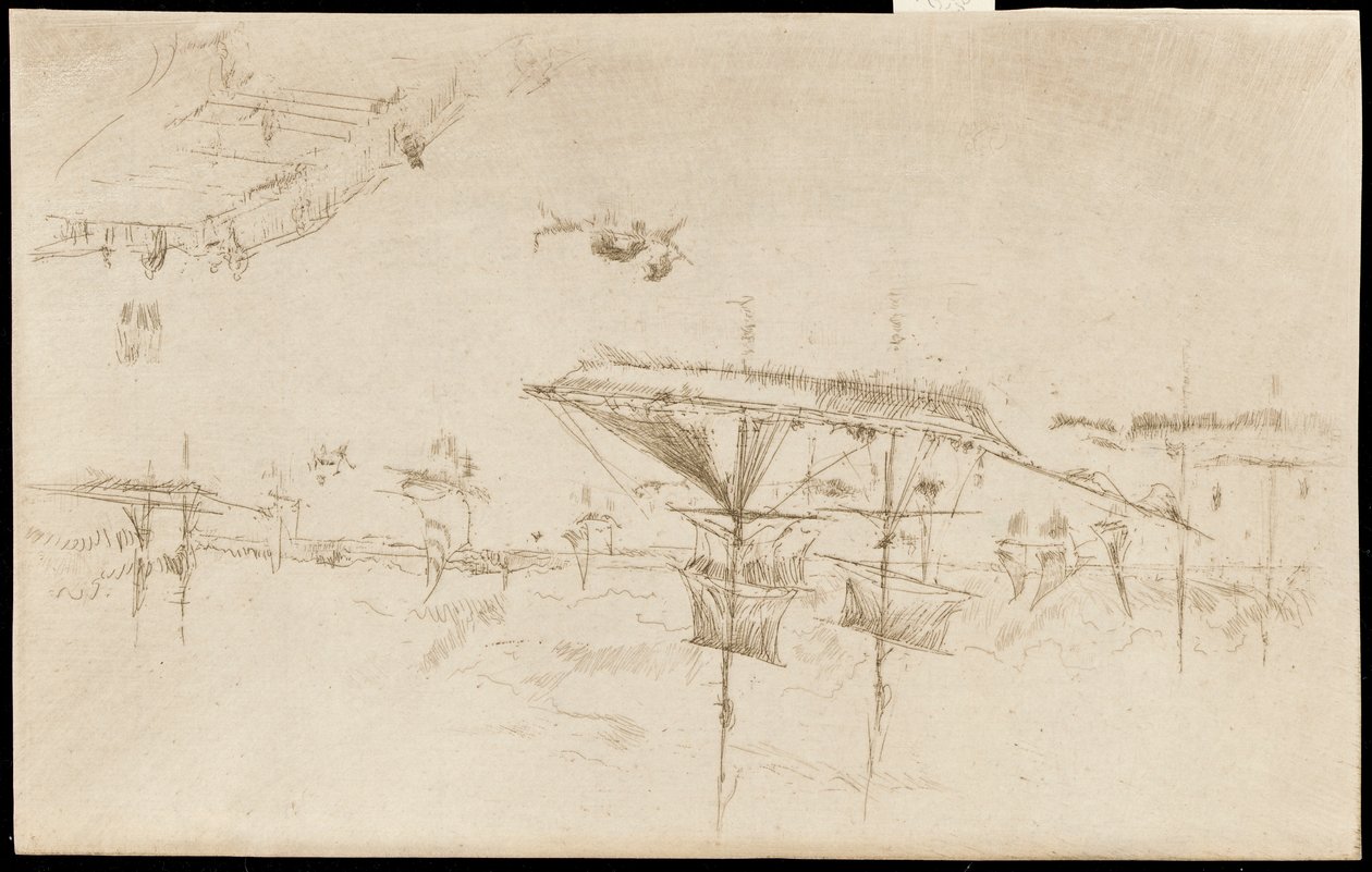 Laguuni-keskipäivä tekijältä James Abbott McNeill Whistler