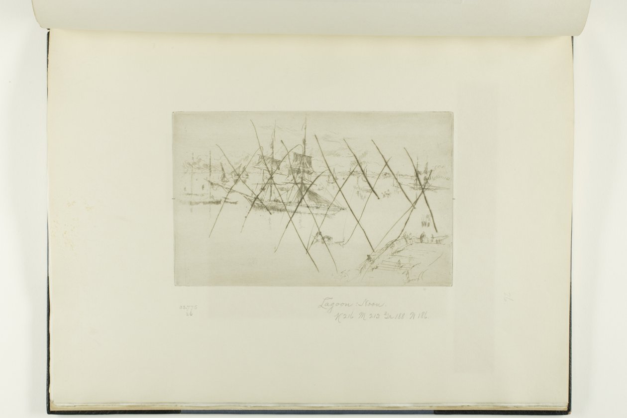 Laguuni - keskipäivä tekijältä James McNeill Whistler