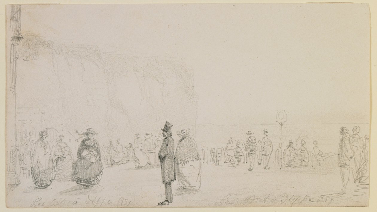 Dieppen rannikot tekijältä James Abbott McNeill Whistler