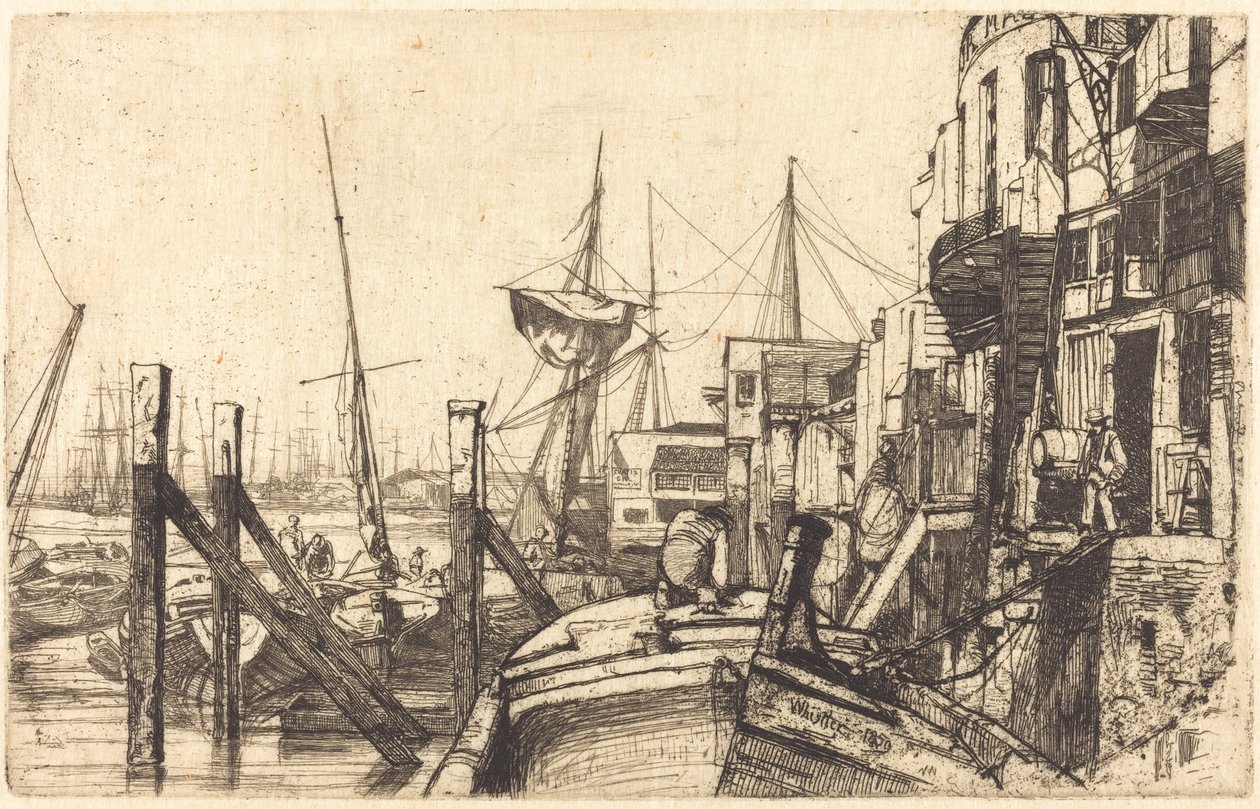 Limehouse finnès tekijältä James Abbott McNeill Whistler