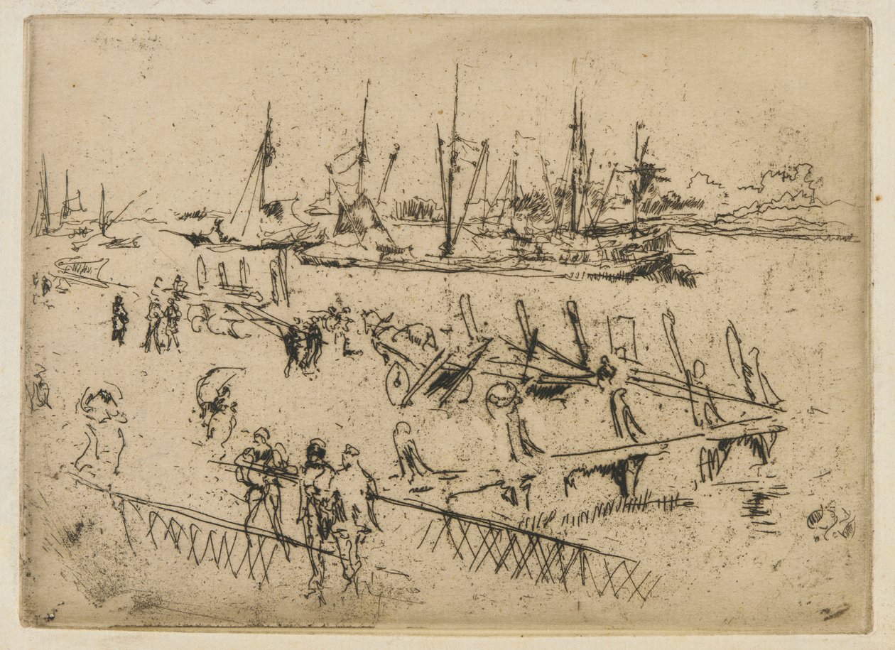 Pikku Dordrecht tekijältä James Abbott McNeill Whistler