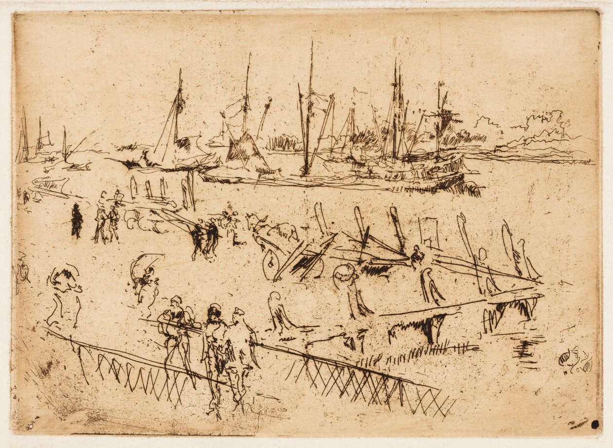 Pikku Dordrecht tekijältä James Abbott McNeill Whistler