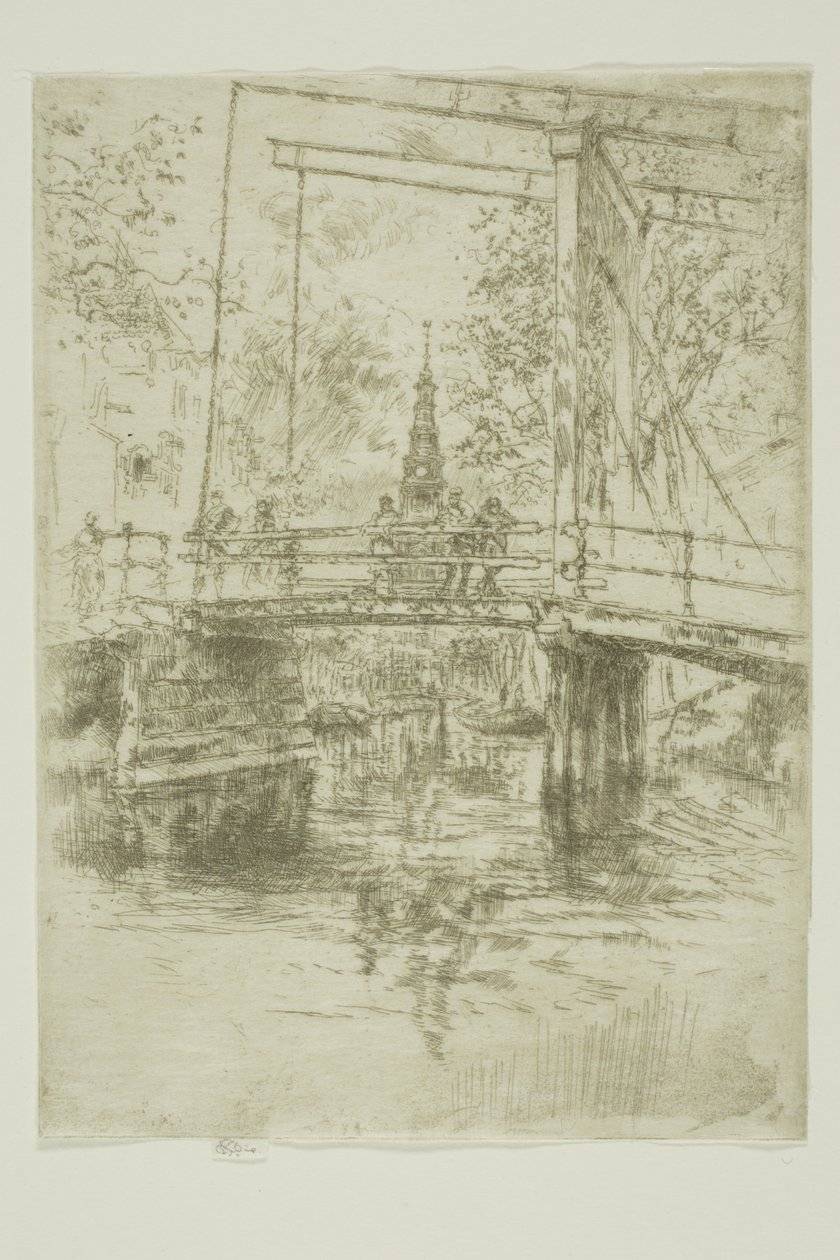 Little Drawbridge, Amsterdam tekijältä James Abbott McNeill Whistler