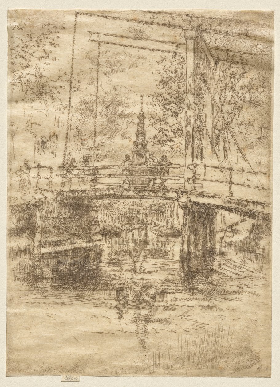Pieni laskusilta, Amsterdam tekijältä James McNeill Whistler