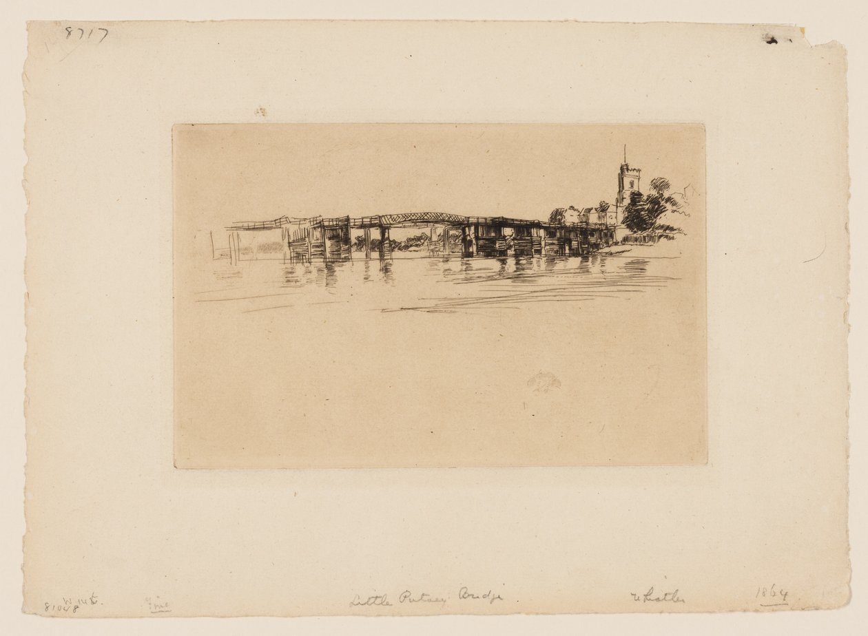 Little Putney Bridge tekijältä James Abbott McNeill Whistler