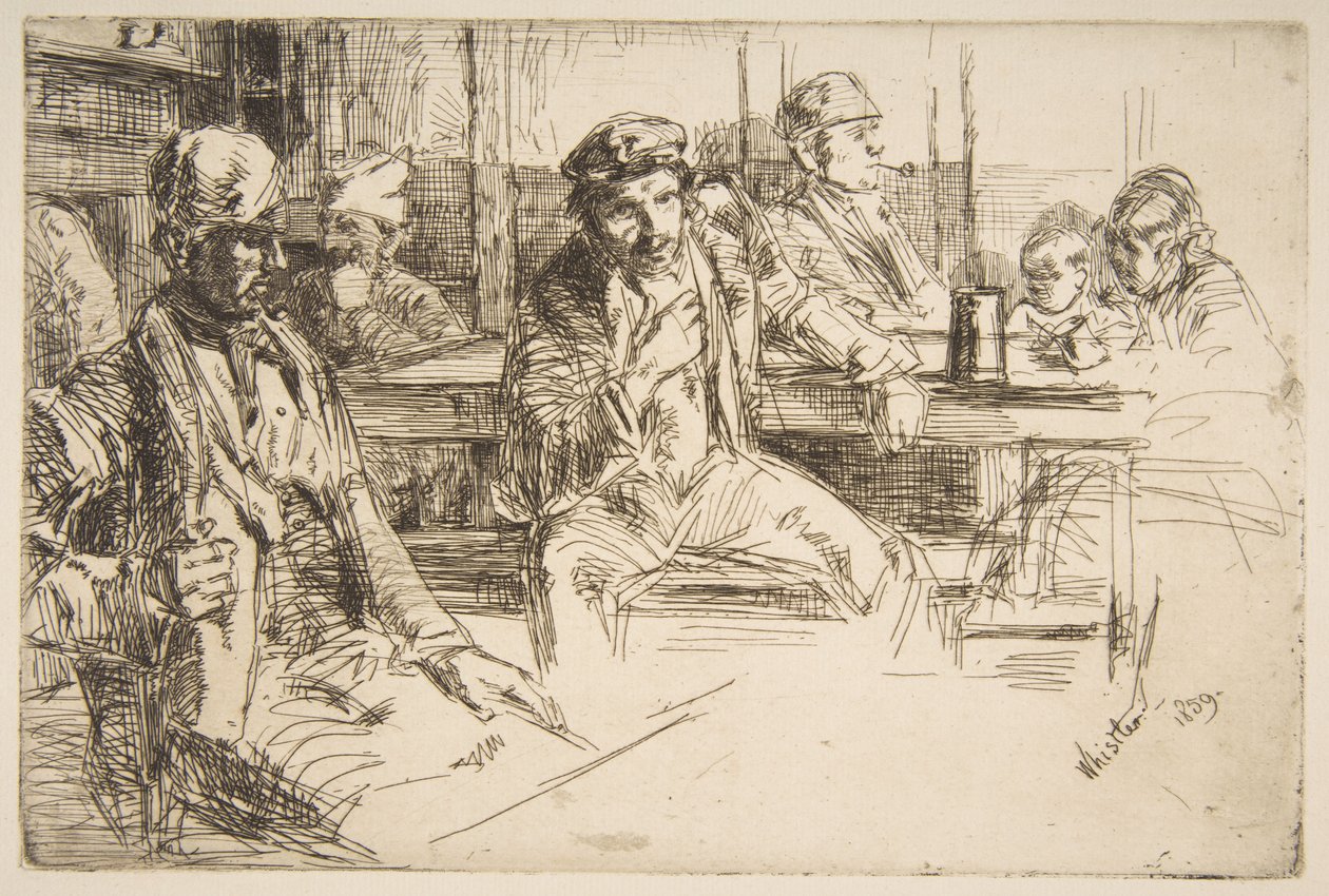 Satamatyöntekijät tekijältä James McNeill Whistler