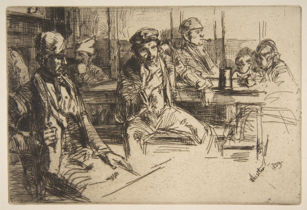 Satamatyöläisiä tekijältä James McNeill Whistler