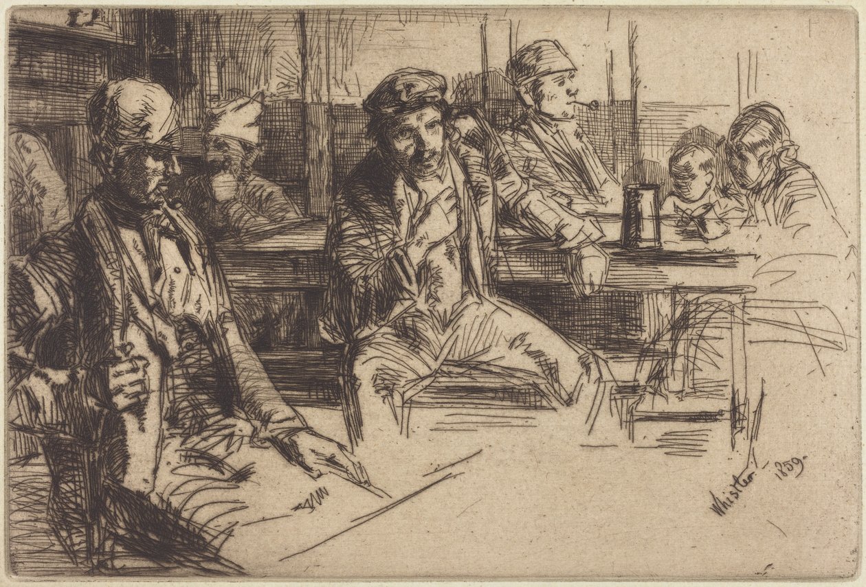 Satamatyöläiset tekijältä James McNeill Whistler