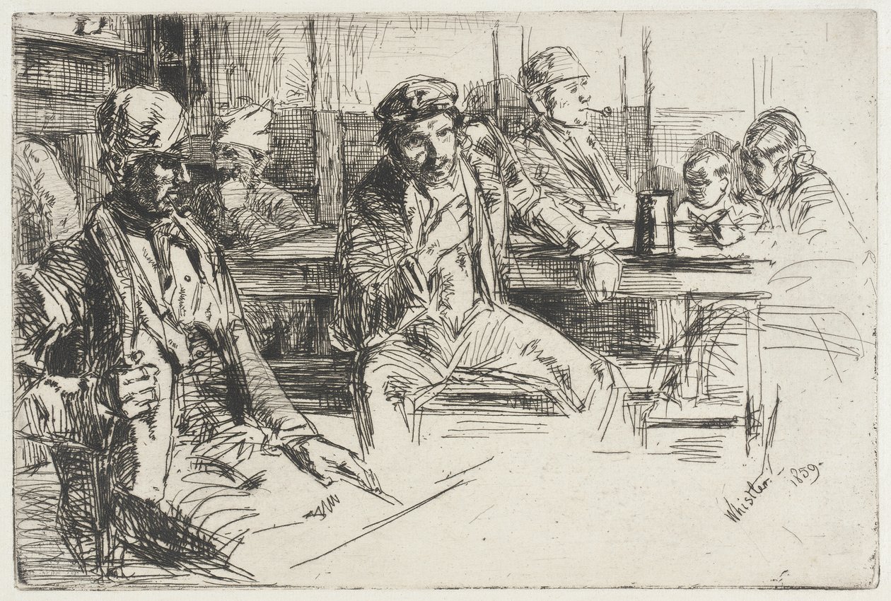 Satamatyöläiset tekijältä James McNeill Whistler