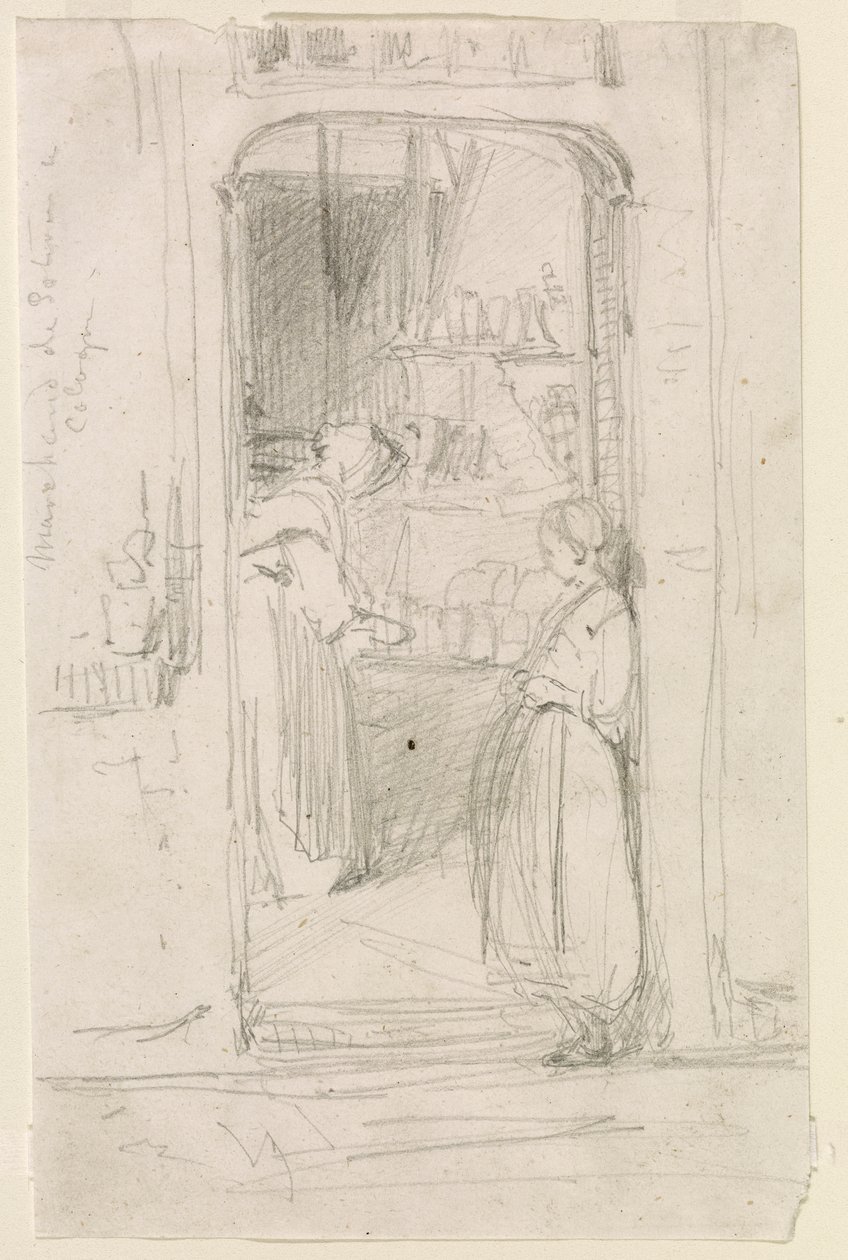 Kurpitsakauppias Kölnissä tekijältä James Abbott McNeill Whistler