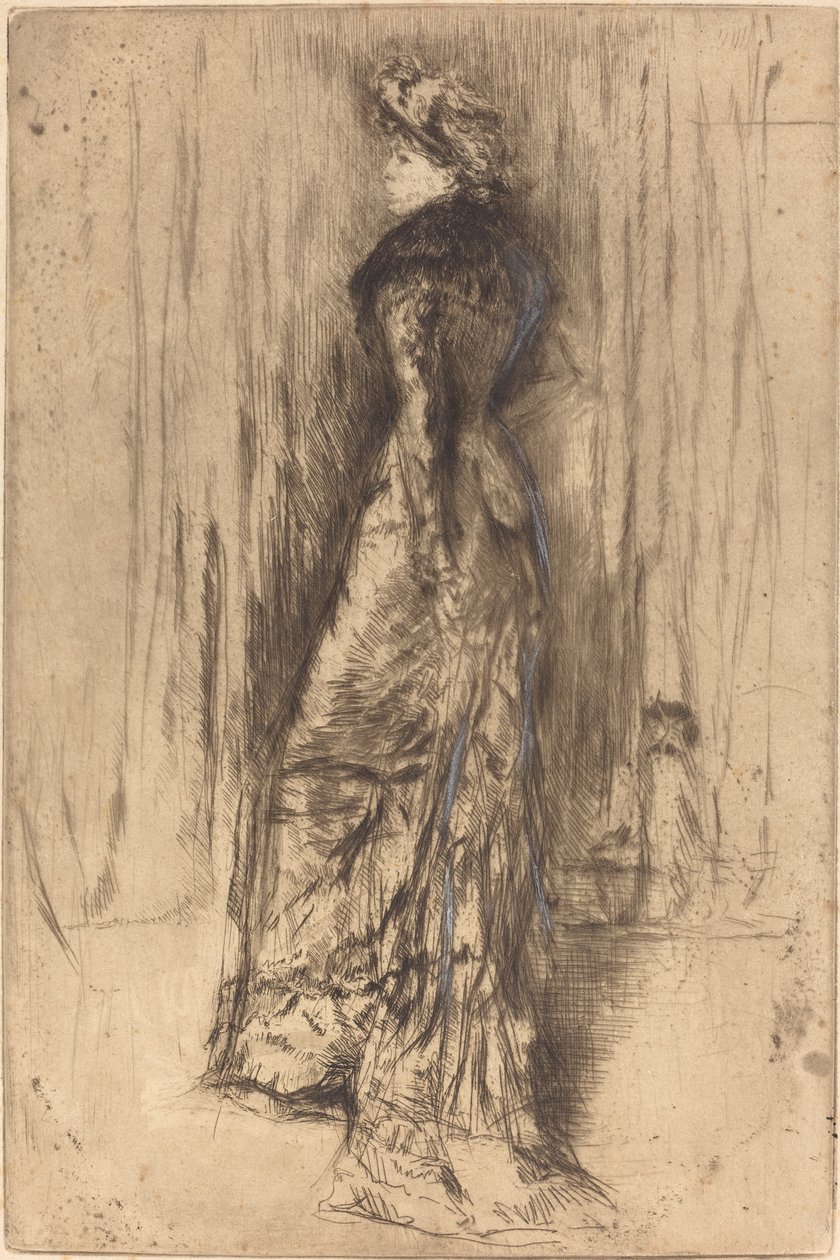 Maud, seisomassa tekijältä James Abbott McNeill Whistler