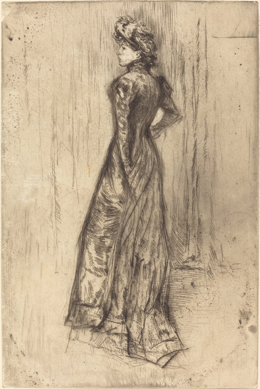 Maud, seisomassa tekijältä James Abbott McNeill Whistler