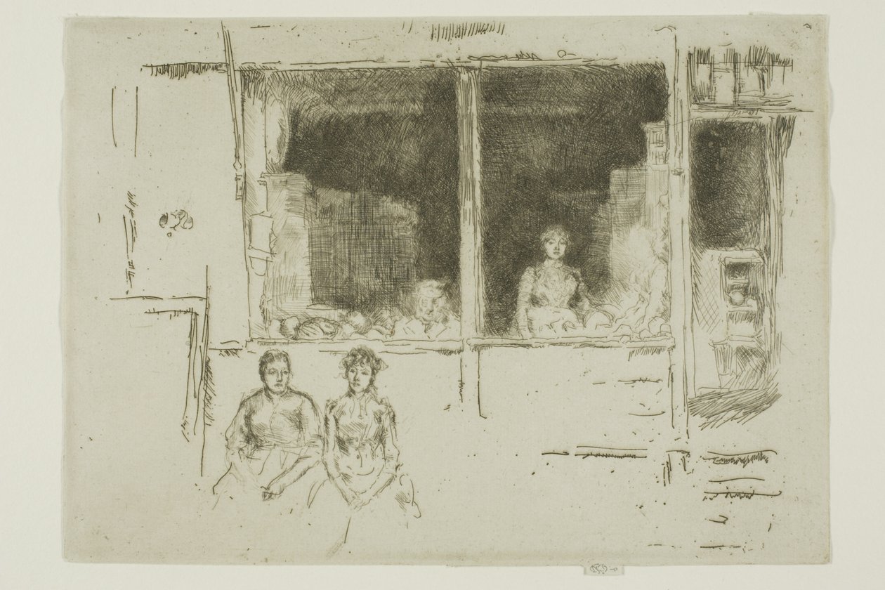 Melonikauppa, Hounsditch tekijältä James Abbott McNeill Whistler