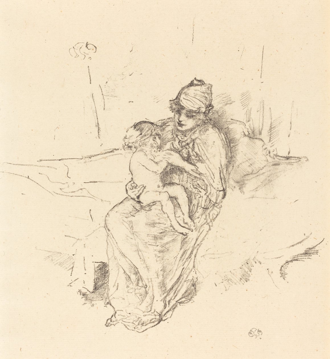 Äiti ja lapsi, nro 1 tekijältä James Abbott McNeill Whistler