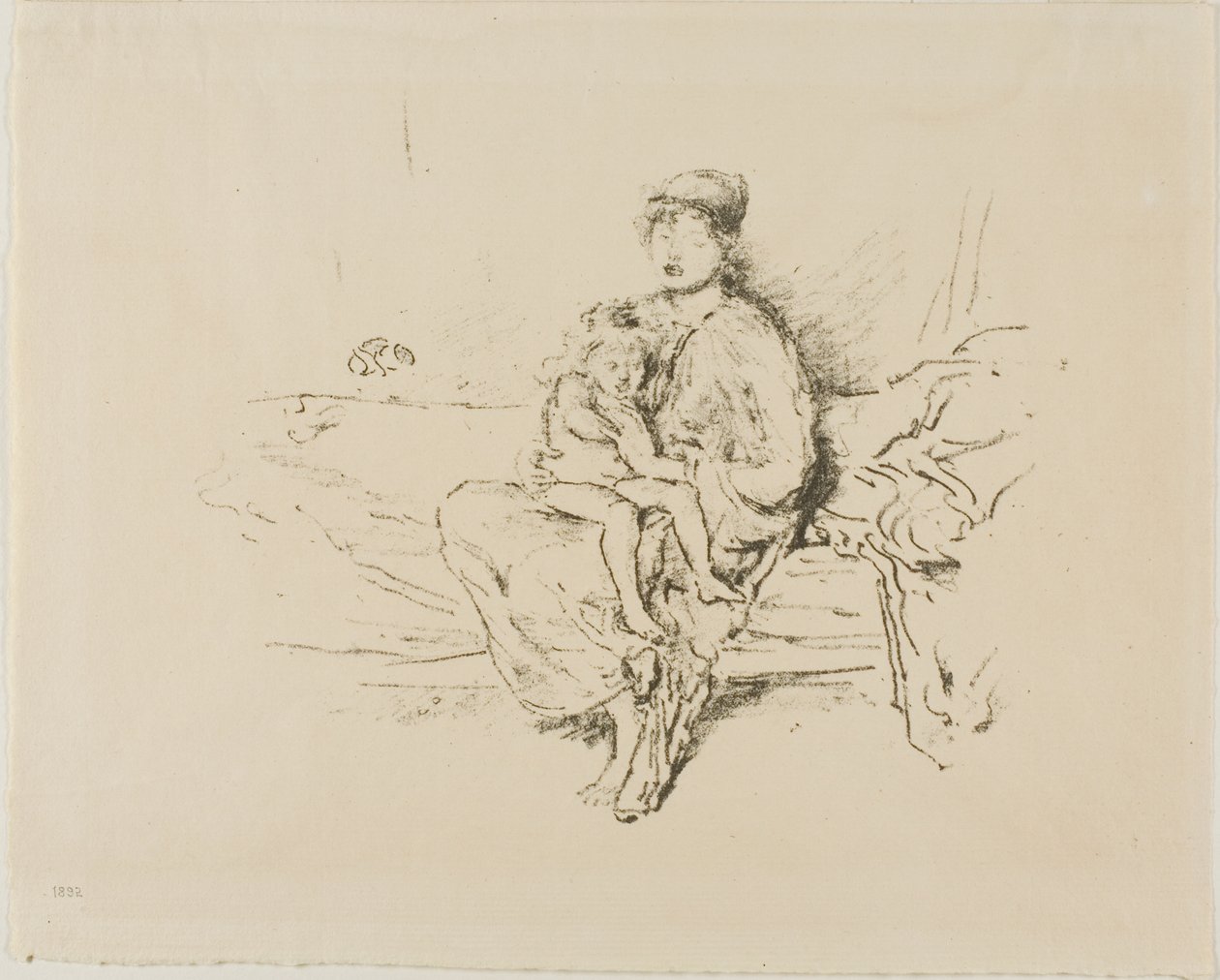 Äiti ja lapsi, nro 2 tekijältä James Abbott McNeill Whistler