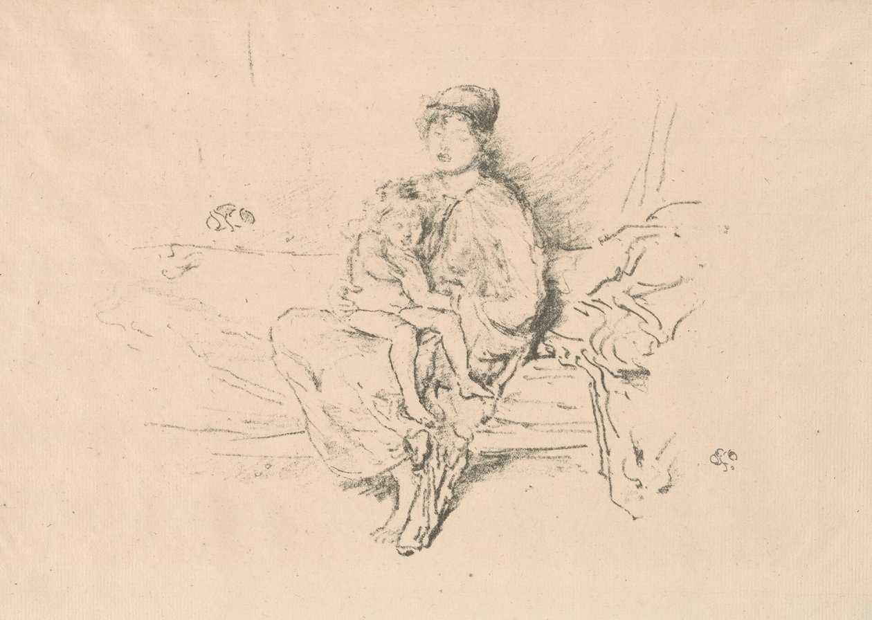 Äiti ja lapsi, nro 2 tekijältä James McNeill Whistler