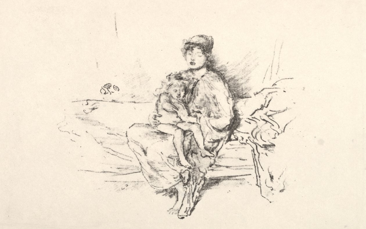 Äiti ja lapsi, nro 2 tekijältä James McNeill Whistler