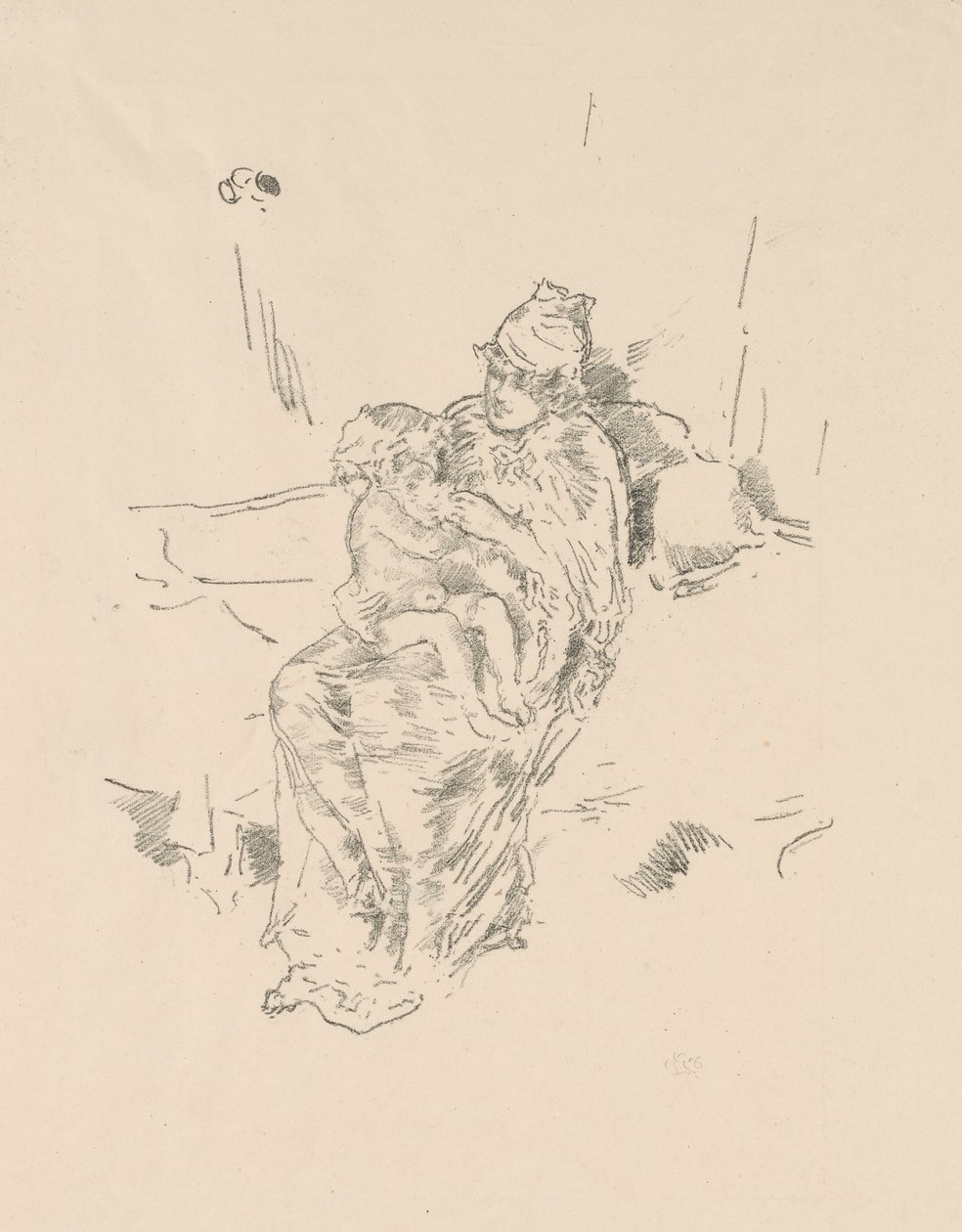 Äiti ja lapsi, nro 5 tekijältä James Abbott McNeill Whistler