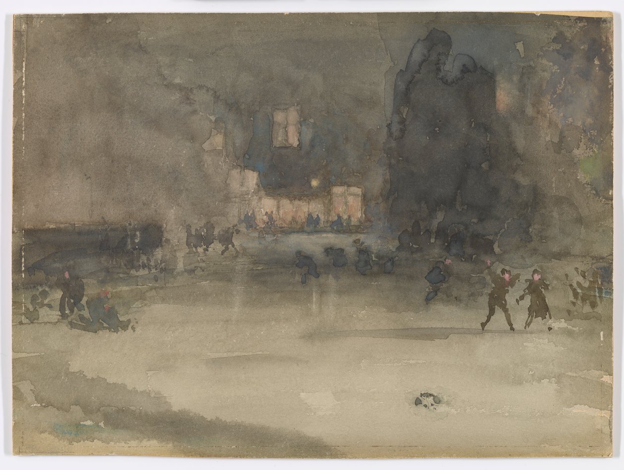 Nocturne: Amsterdam talvella tekijältä James Abbott McNeill Whistler