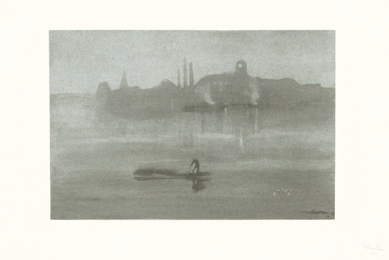 Nocturne: Battersean joki tekijältä James Abbott McNeill Whistler