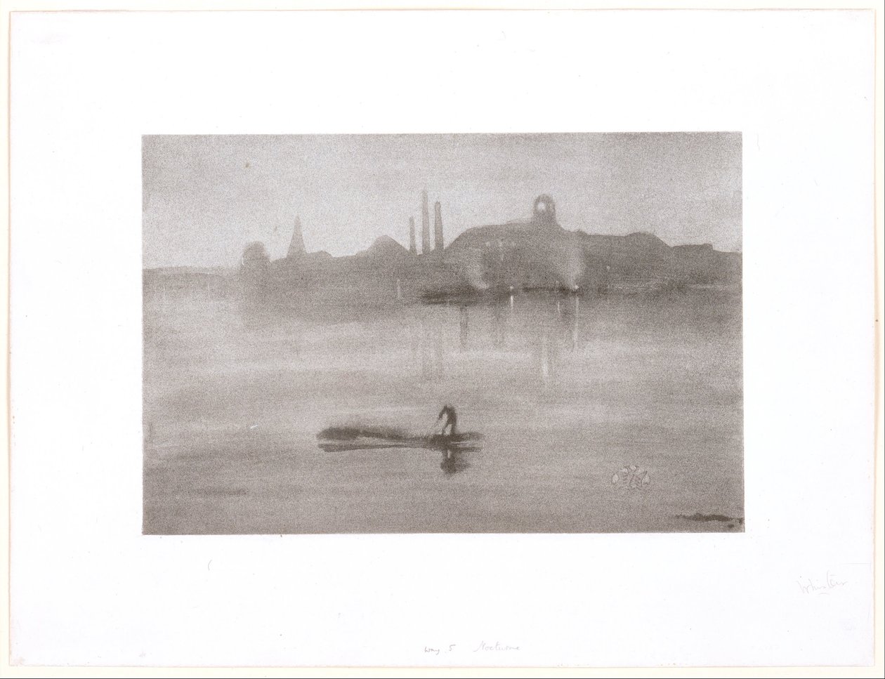 Nokturni: joki Batterseassa tekijältä James McNeill Whistler