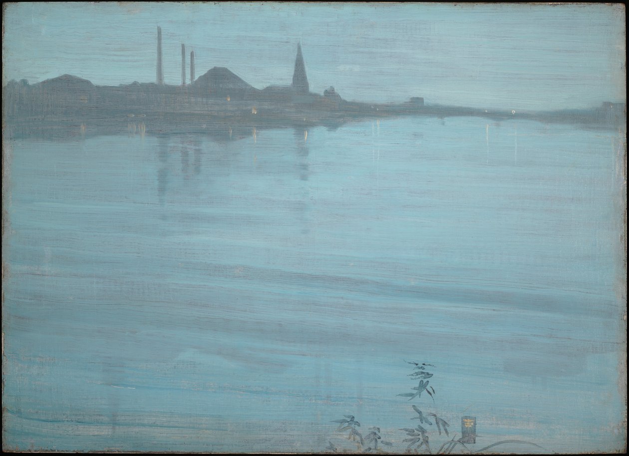 Sininen ja hopeinen nokturno  tekijältä James McNeill Whistler